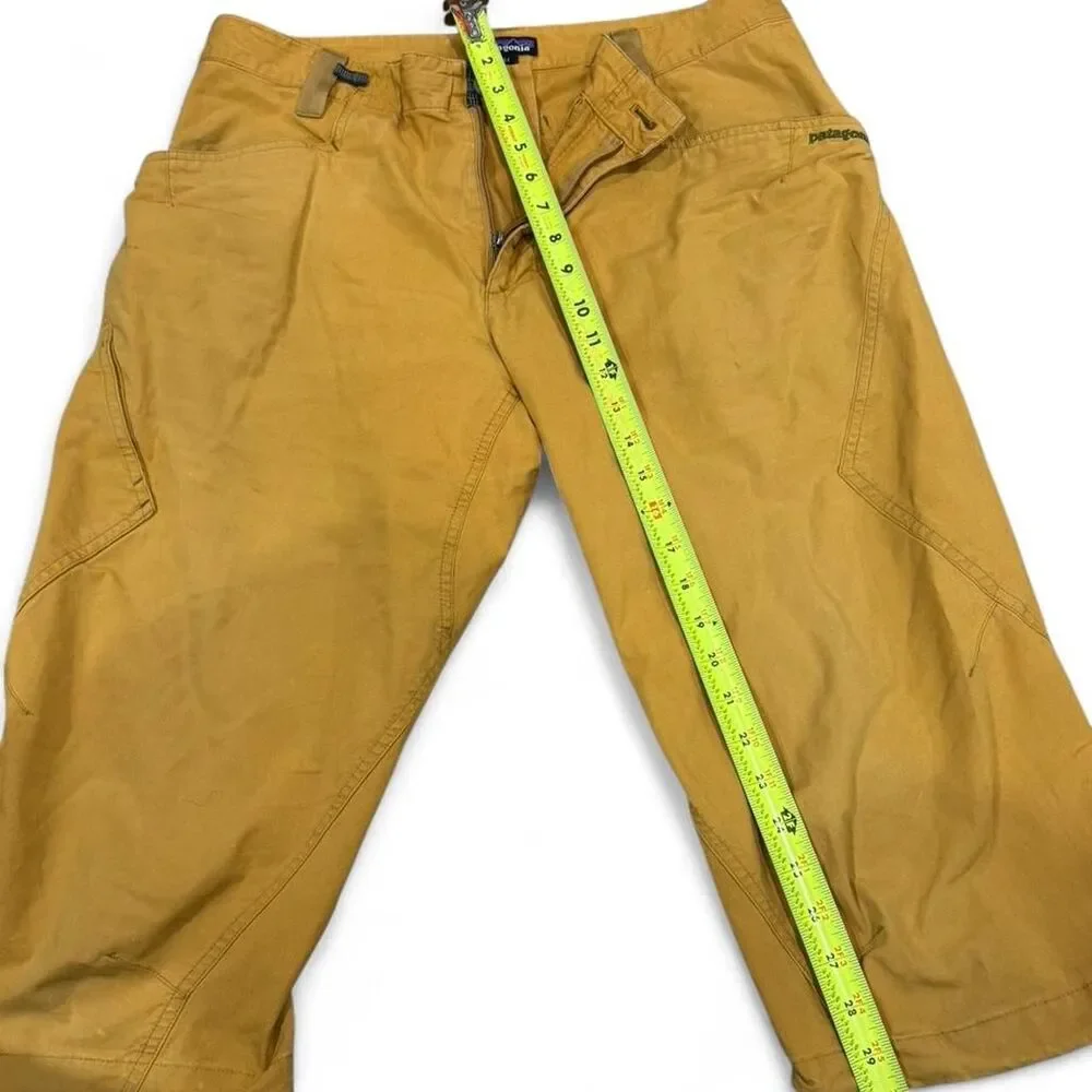 Patagonia Men's Yellow and Tan Trousers - Picture 6 of 7